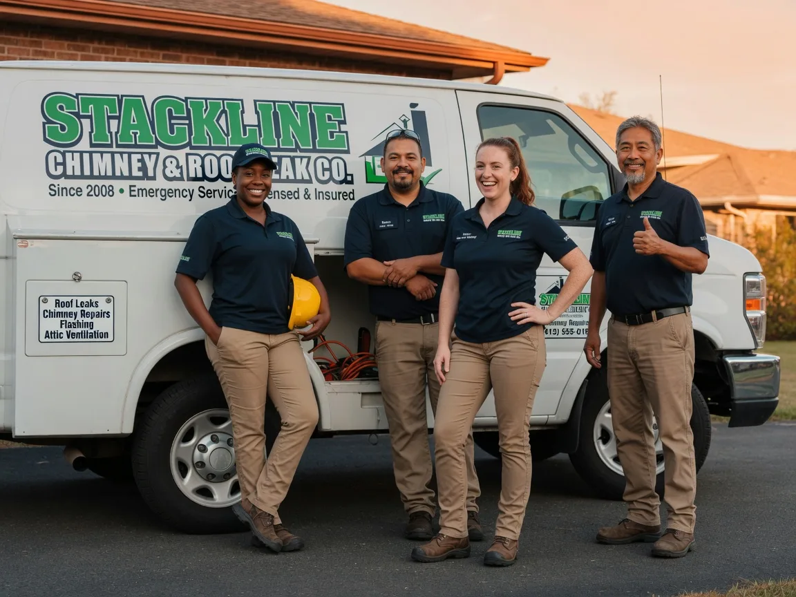 Chimney flashing repair company in Wright, AR